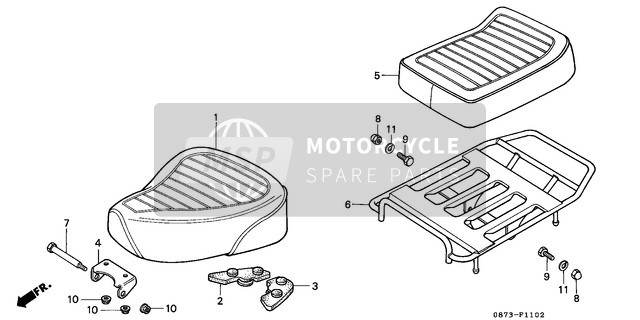 90101001010, Bolzen, Honda, 2